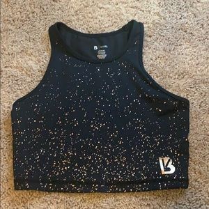 Buff bunny black rose Aurora Top